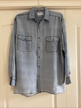 Vintage Bogari 100% Silk Blouse Woman’s XL